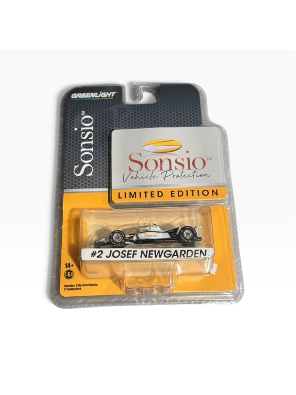 Greenlight Sonsio NTT #2 Josef Newgarden Limited Edition 1/64 Scale Car Model